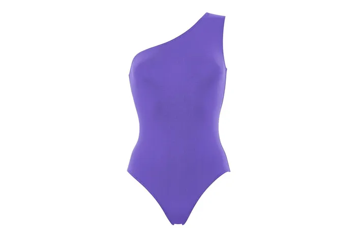 ERES Effigie OneShoulder OnePiece Flashy Women OnePiece Swimsuits