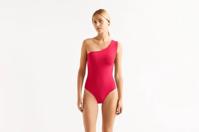 ERES Effigie OneShoulder OnePiece Grenadine 23e Women OnePiece Swimsuits