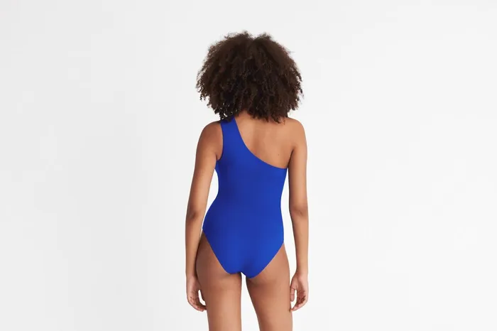 ERES Effigie OneShoulder OnePiece Indigo Women OnePiece Swimsuits