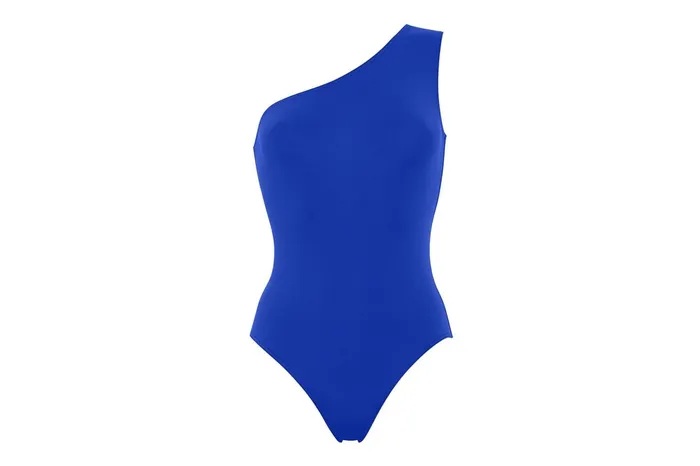 ERES Effigie OneShoulder OnePiece Indigo Women OnePiece Swimsuits
