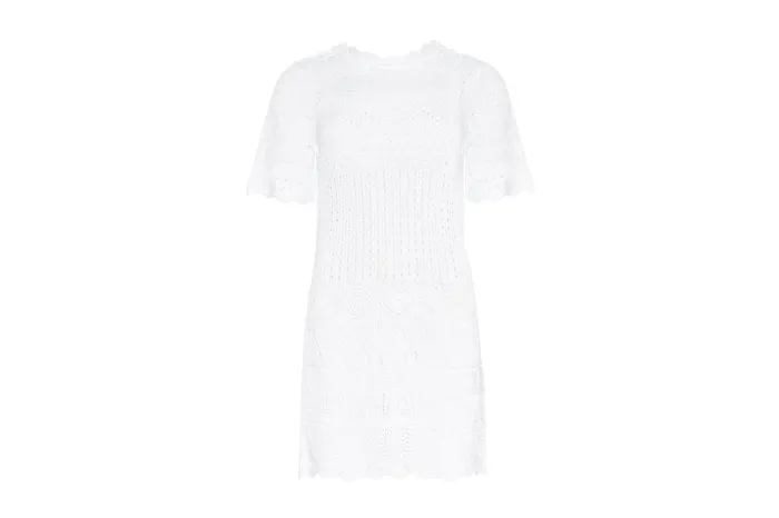 ERES Lola Short Tunic Blanc Women Beachwear and Accessories