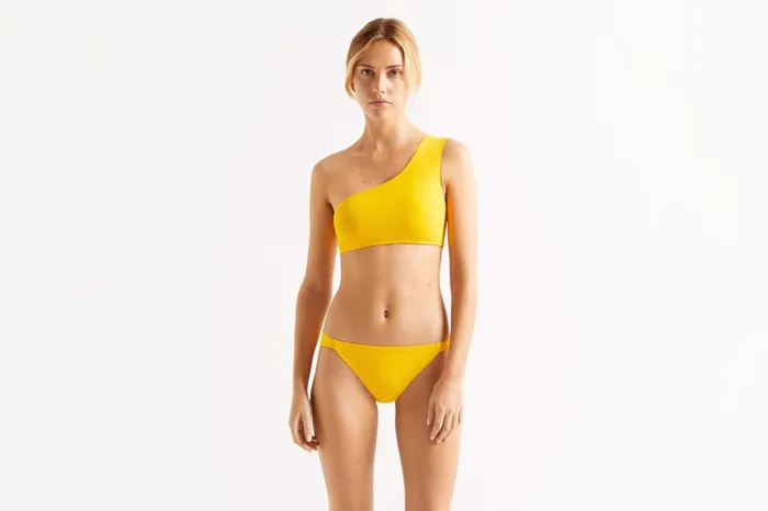 ERES Symbole OneShoulder Crop Top Passion 23e Women TwoPieces Swimsuits