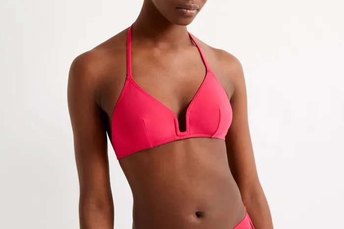 ERES Utopie Small Triangle Bikini Top Grenadine 23e Women TwoPieces Swimsuits