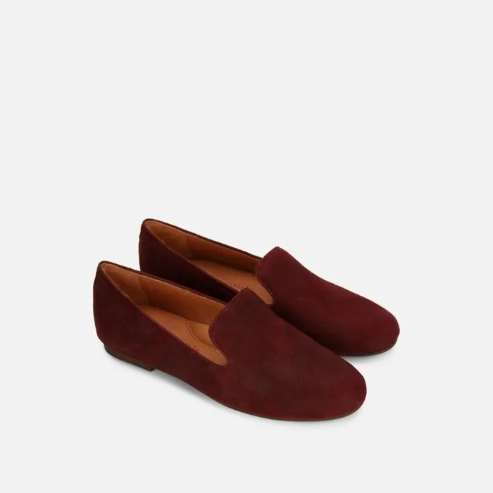Eugene Leather Loafer Flat Merlot Women Kenneth Cole Flats