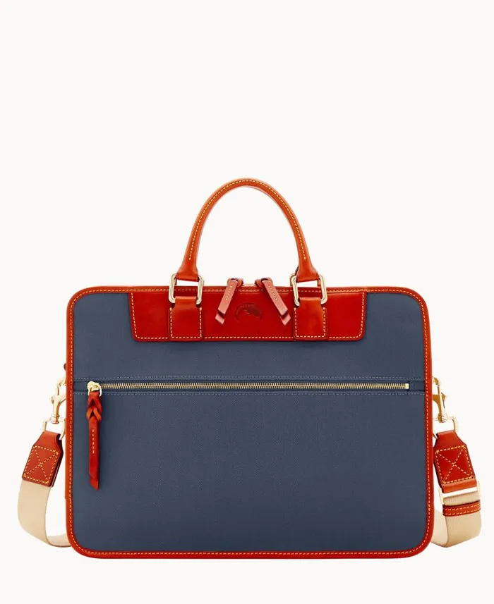 Executive Cabriolet Brooklyn Briefcase Dark Grey WomanMan Dooney and Bourke Shoulder Bags Executive Cabriolet Brooklyn Briefcase Dark Grey WomanMan Dooney and Bourke Shoulder Bags