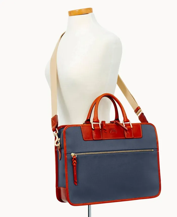 Executive Cabriolet Brooklyn Briefcase Dark Grey WomanMan Dooney and Bourke Shoulder Bags Executive Cabriolet Brooklyn Briefcase Dark Grey WomanMan Dooney and Bourke Shoulder Bags