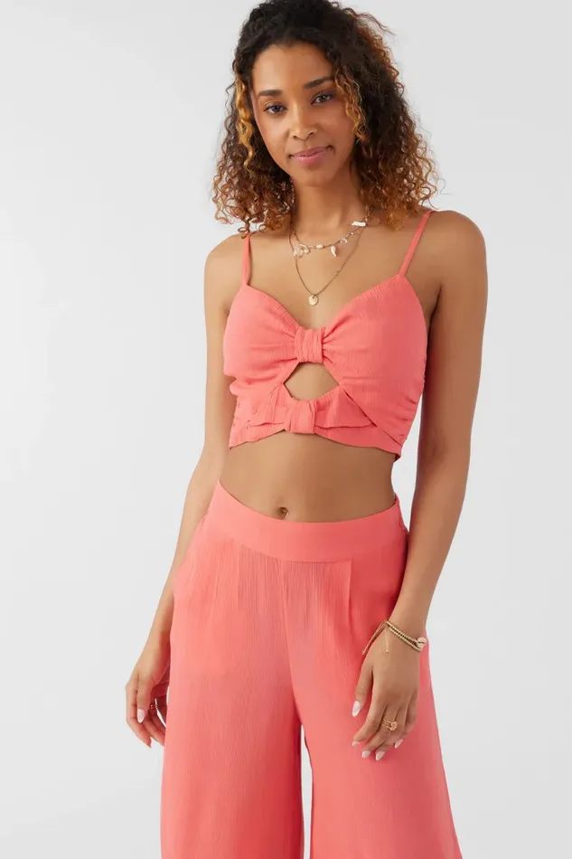 FARRAH SOLID CROP TOP Dubarry Women O039NEILL Collections
