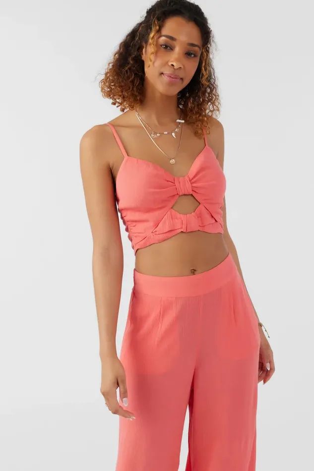 FARRAH SOLID CROP TOP Dubarry Women O039NEILL Collections