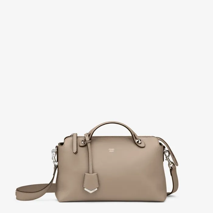 Fendi Boston Bags By The Way Medium Dove Gray Calfskin Bag 8211 Women