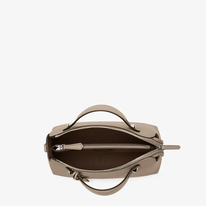 Fendi Boston Bags By The Way Medium Dove Gray Calfskin Bag 8211 Women