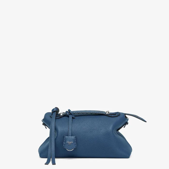 Fendi Boston Bags By The Way Selleria Medium Blue Selleria Bag With 192 Handsewn Topstitches 8211 Women Fendi Boston Bags By The Way Selleria Medium Blue Selleria Bag With 192 Handsewn Topstitches 8211 Women