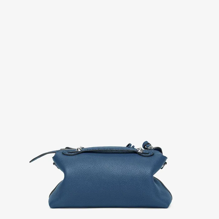 Fendi Boston Bags By The Way Selleria Medium Blue Selleria Bag With 192 Handsewn Topstitches 8211 Women