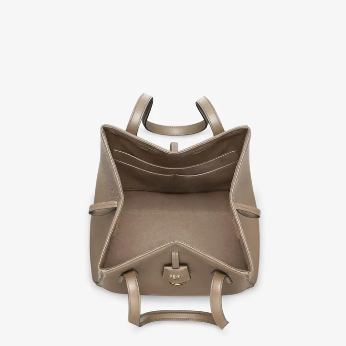 Fendi Bucket Bags Fendi Origami Medium Dove Gray Leather Bag That Can Be Transformed 8211 Women