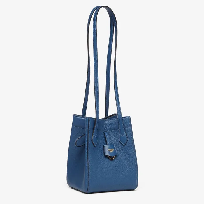 Fendi Bucket Bags Fendi Origami Mini Blue Leather Mini Bag That Can Be Transformed 8211 Women