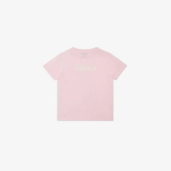 Fendi Clothing Junior TShirt Chenille Junior Tshirt 8211 Kids