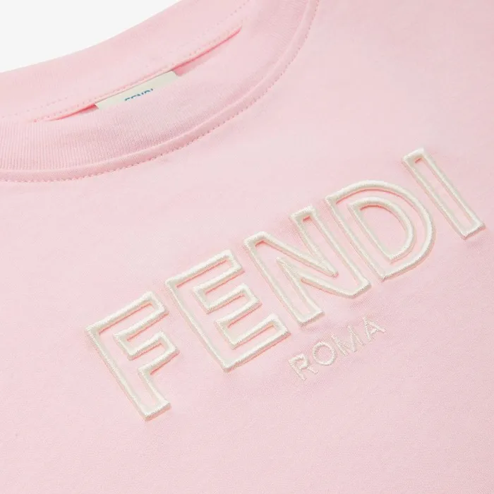 Fendi Clothing Junior TShirt Chenille Junior Tshirt 8211 Kids