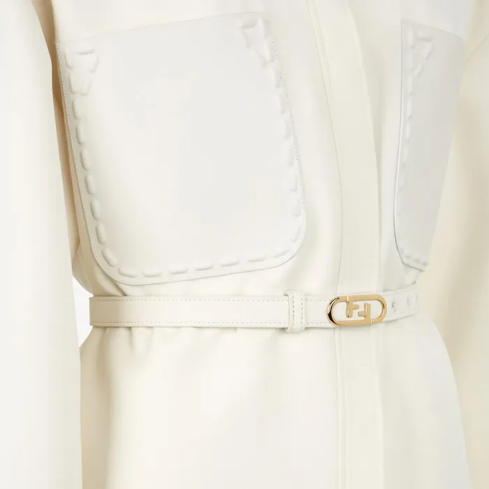 Fendi Coordinated Sets Jacket White Wool And Silk GoTo Jacket 8211 Women