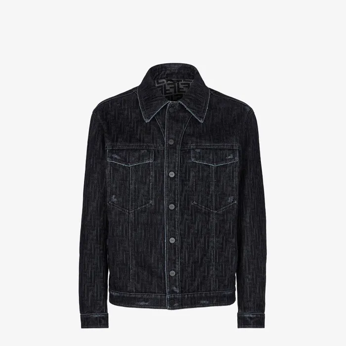 Fendi Coordinated Sets Jeans Jacket Blue Denim Jacket 8211 Men