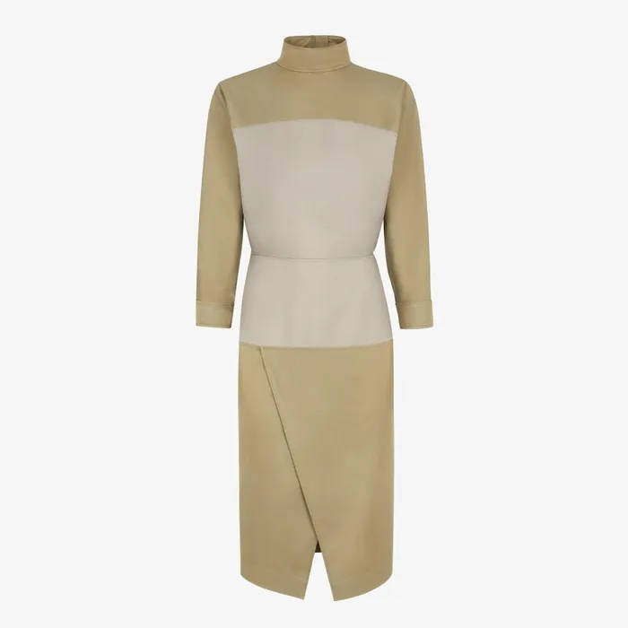 Fendi Dresses and Jumpsuits Dress Green Technical Cotton Dress 8211 Women
