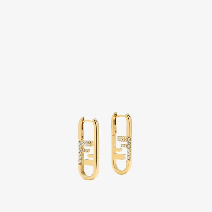 Fendi Earrings O039LockEarrings Goldcolored Earrings 8211 Women