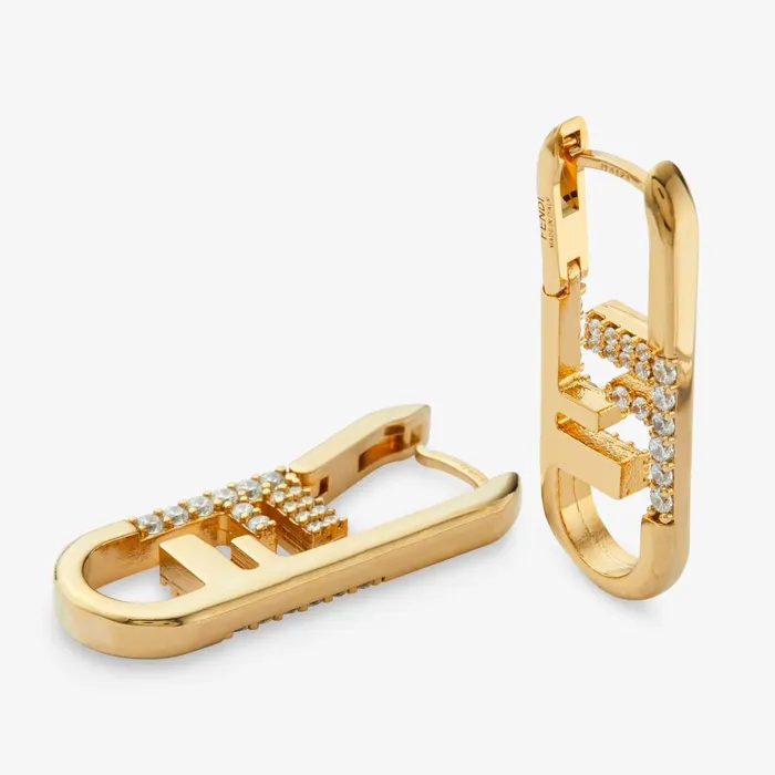 Fendi Earrings O039LockEarrings Goldcolored Earrings 8211 Women