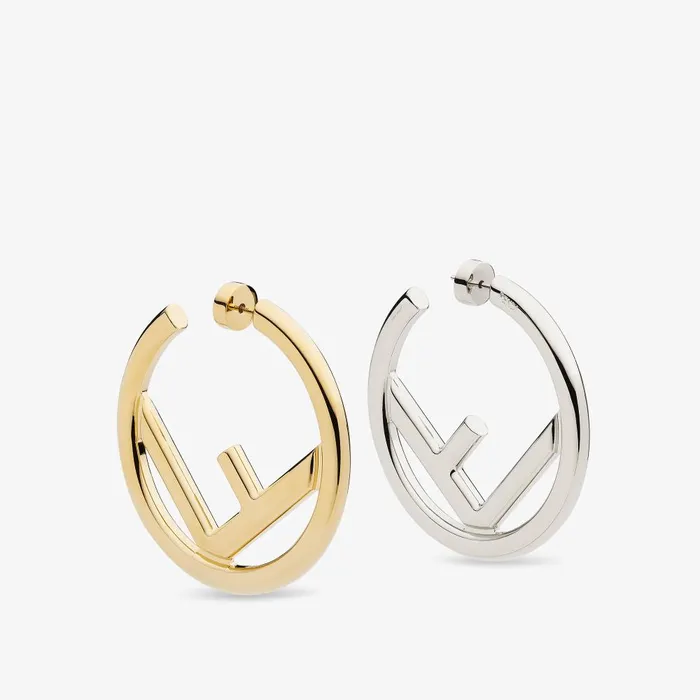 Fendi Essentials For Women F Is Fendi Earrings Gold And Palladium Earrings 8211 Women Fendi Essentials For Women F Is Fendi Earrings Gold And Palladium Earrings 8211 Women