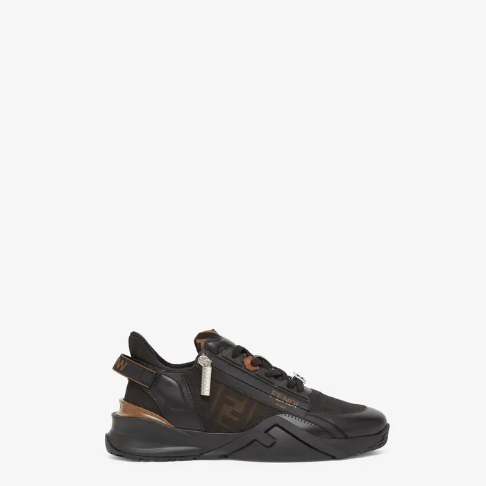 Fendi Fendi Flow Fendi Flow Sneakers Black Leather Lowtops 8211 Men