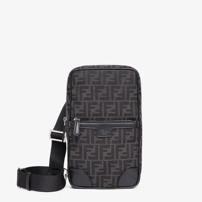 Fendi Messenger Bags OneShoulder Travel Backpack FF Jacquard Fabric Backpack 8211 Men Fendi Messenger Bags OneShoulder Travel Backpack FF Jacquard Fabric Backpack 8211 Men