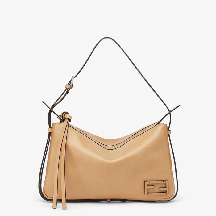 Fendi Shoulder and Crossbody Bags Simply Fendi Medium Beige Leather Bag 8211 Women Fendi Shoulder and Crossbody Bags Simply Fendi Medium Beige Leather Bag 8211 Women
