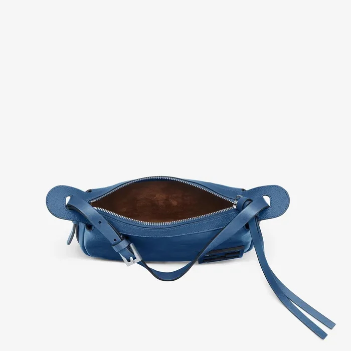 Fendi Shoulder and Crossbody Bags Simply Fendi Mini Blue Leather Minibag 8211 Women