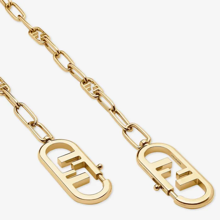 Fendi Shoulder Straps and Bag Accessories Strap You Goldcolored Metal Shoulder Strap 8211 Women