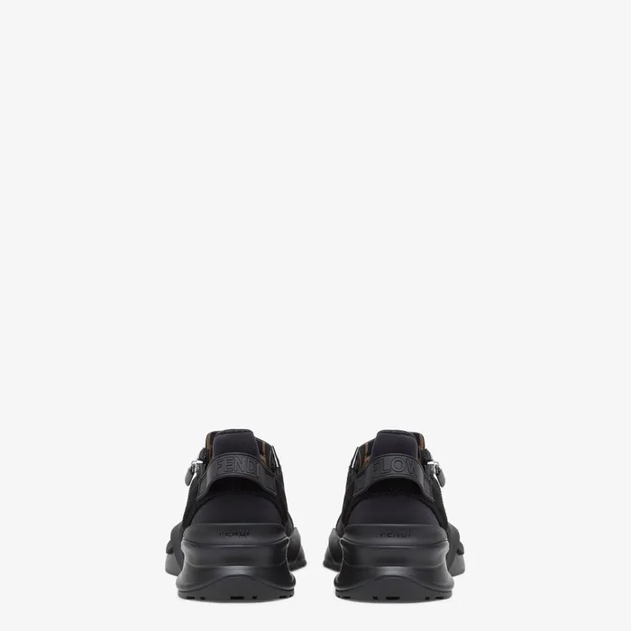 Fendi Sneakers Fendi Flow Sneakers Black Nylon Low Tops 8211 Men