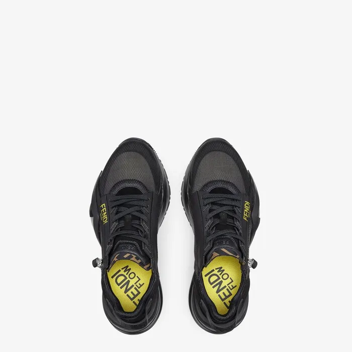 Fendi Sneakers Fendi Flow Sneakers Black Nylon Low Tops 8211 Men