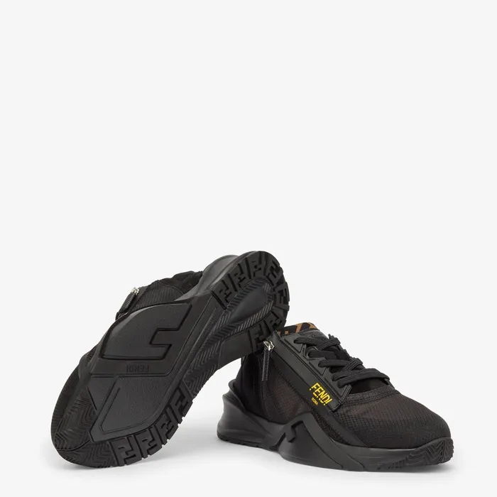 Fendi Sneakers Fendi Flow Sneakers Black Nylon Low Tops 8211 Men