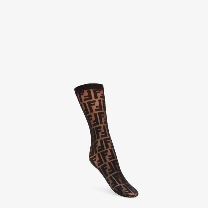 Fendi Tights and Socks Socks Multicolor Nylon Socks 8211 Women