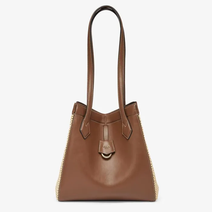Fendi Tote Bags Fendi Origami Medium Transformable Bag In Brown Leather And Macram 8211 Women Fendi Tote Bags Fendi Origami Medium Transformable Bag In Brown Leather And Macram 8211 Women