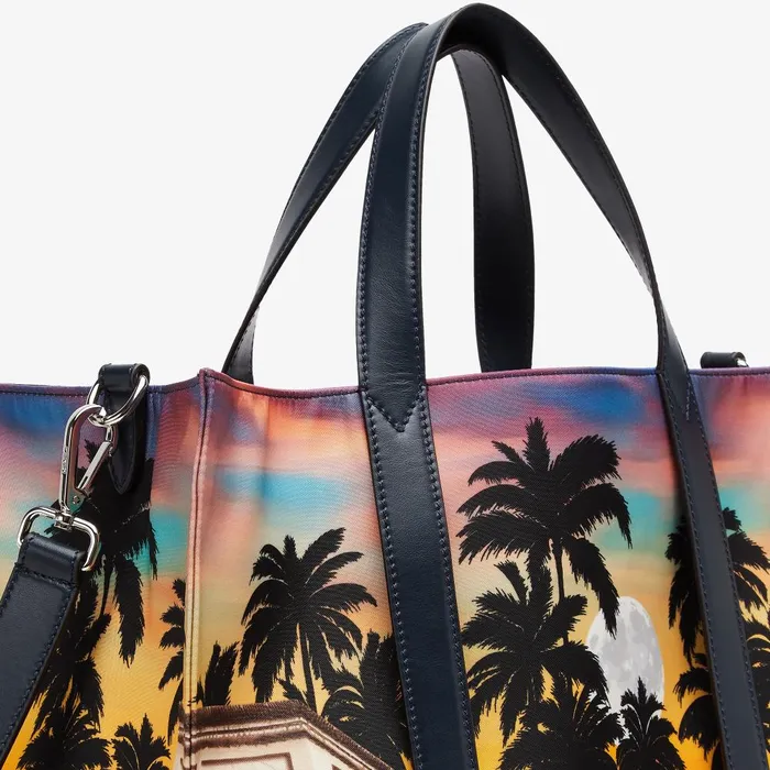 Fendi Tote Bags Shopper Multicolor Fabric Bag 8211 Men