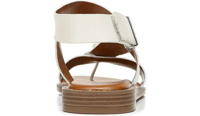 Flat Sandals Women Franco Sarto Franco Glenni Sandal Putty Leather