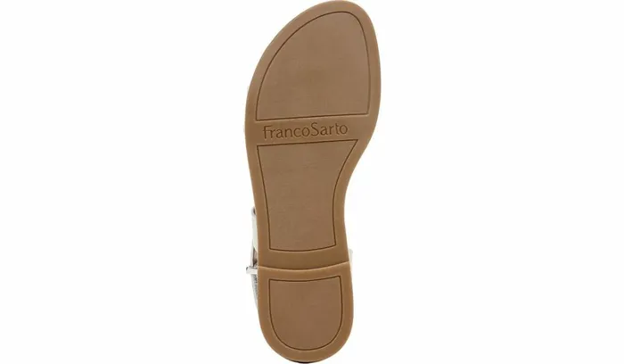 Flat Sandals Women Franco Sarto Franco Glenni Sandal Putty Leather