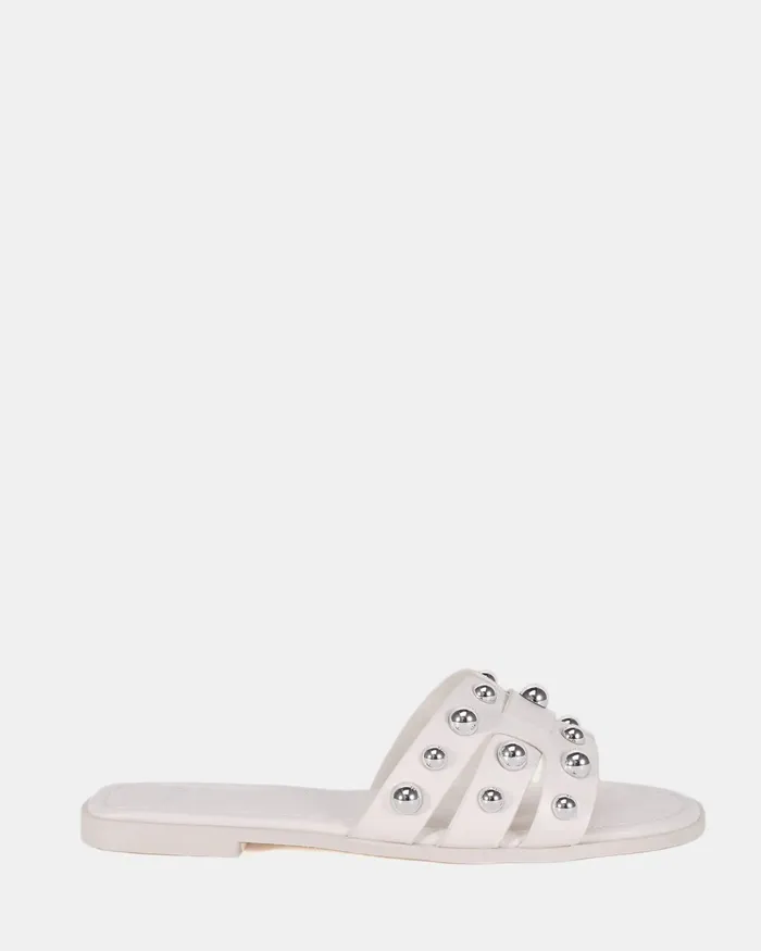 Flat Sandals Women NOVO Shoes SULLIVAN WHITE