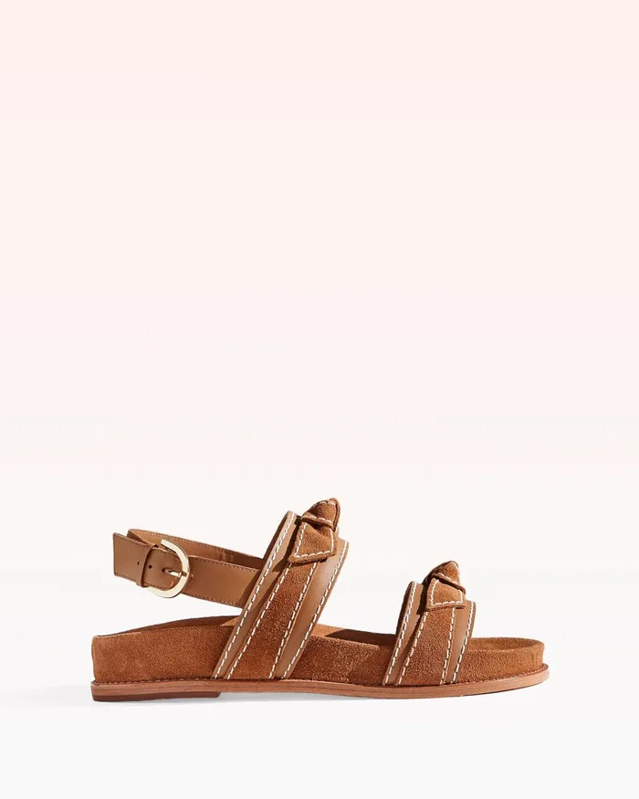 Flats Women Alexandre Birman Alexandre Birman Clarita Sport Sandal 8211 Suede Flat Sandals 8211 Luxury Comfortable Sandals Cuoio Flats Women Alexandre Birman Alexandre Birman Clarita Sport Sandal 8211 Suede Flat Sandals 8211 Luxury Comfortable Sandals Cuoio