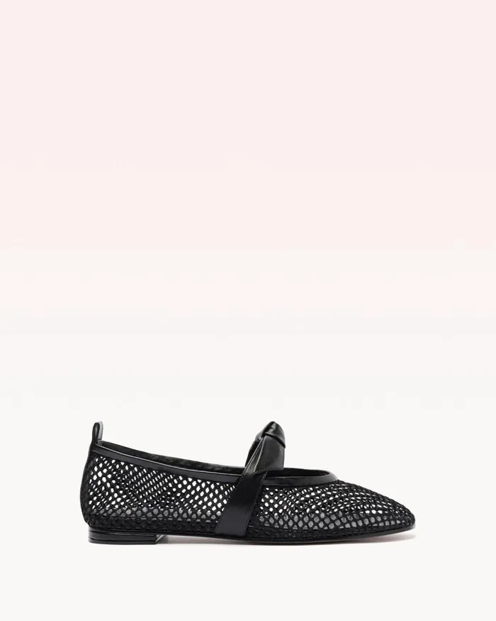 Flats Women Alexandre Birman Clarita Ballerina Mesh Black Black