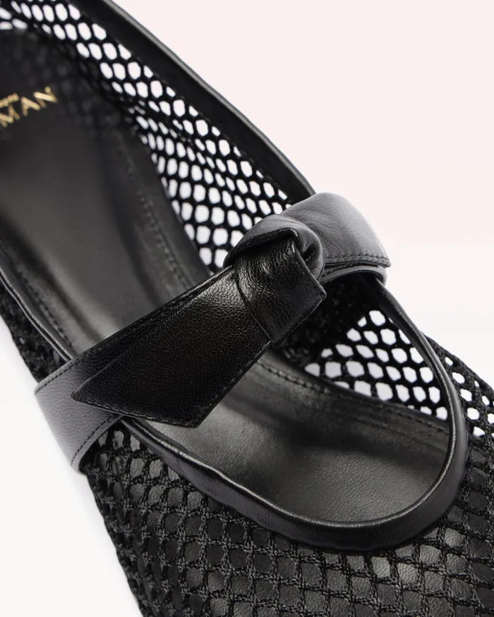 Flats Women Alexandre Birman Clarita Ballerina Mesh Black Black