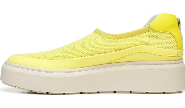 Flats Women Franco Sarto Franco Lin Platform Slip On Sneaker Yellow Fabric