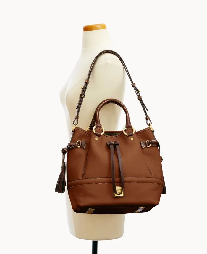 Florentine Buckley Bag Chestnut Woman Dooney and Bourke Satchels Florentine Buckley Bag Chestnut Woman Dooney and Bourke Satchels