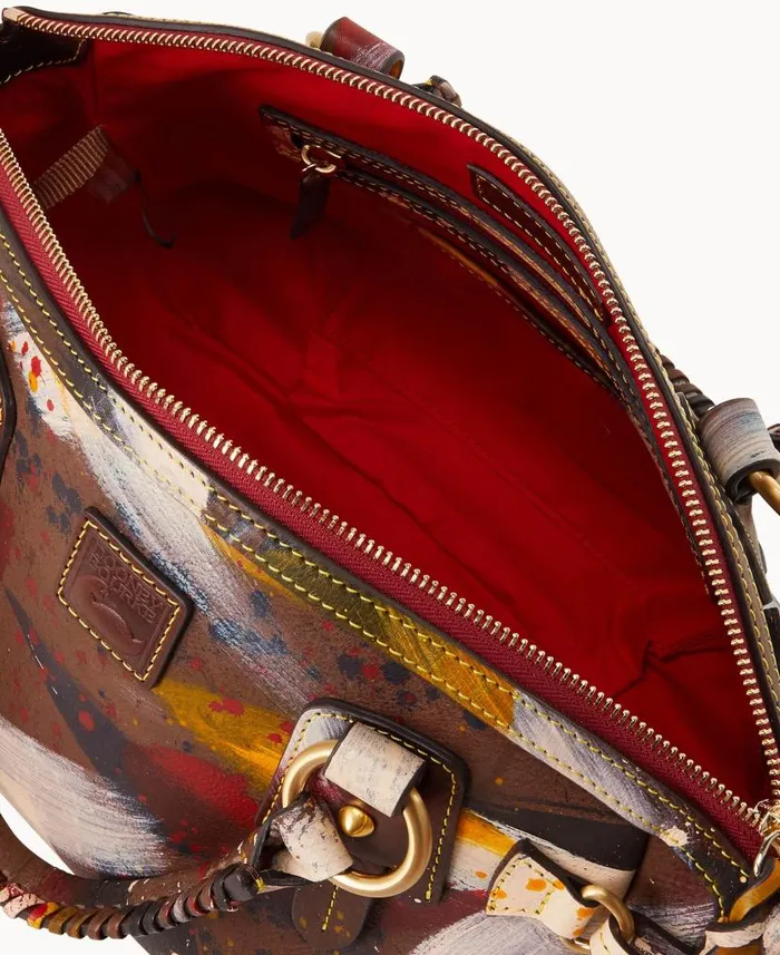 Florentine Dipinta Medium Mail Satchel Brown Tmoro Woman Dooney and Bourke Satchels Florentine Dipinta Medium Mail Satchel Brown Tmoro Woman Dooney and Bourke Satchels