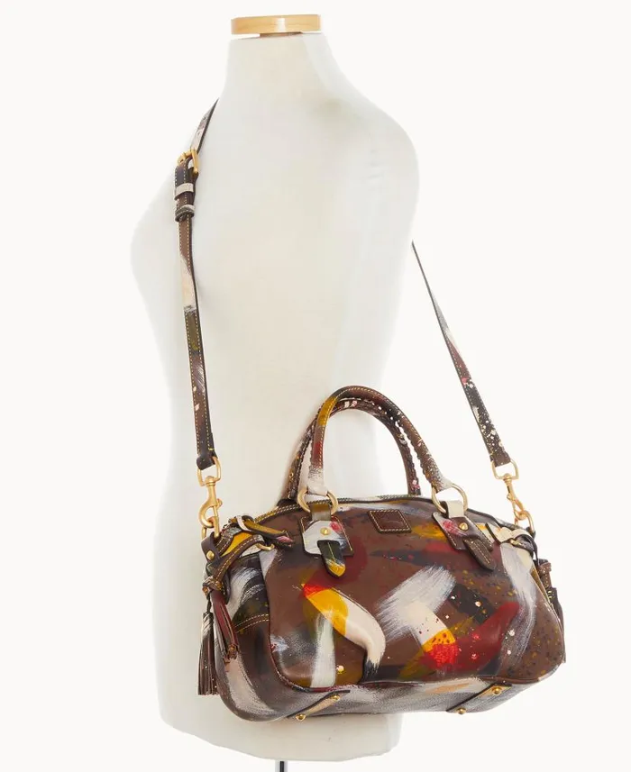 Florentine Dipinta Medium Mail Satchel Brown Tmoro Woman Dooney and Bourke Satchels Florentine Dipinta Medium Mail Satchel Brown Tmoro Woman Dooney and Bourke Satchels