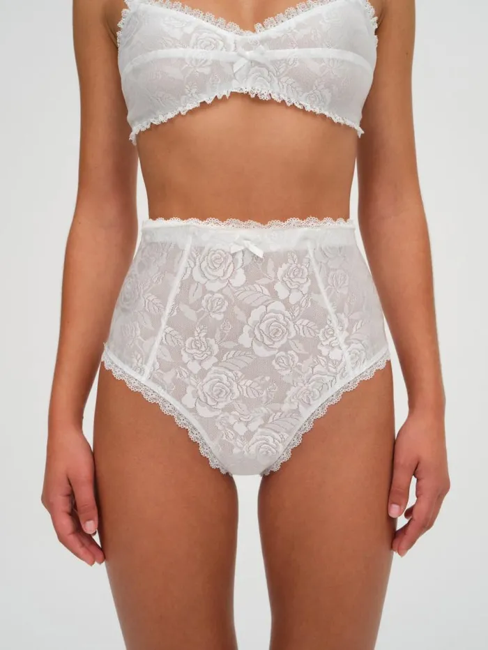 For Love and Lemons Bottoms Lennox High Waisted Panty White 8211 Women For Love and Lemons Bottoms Lennox High Waisted Panty White 8211 Women