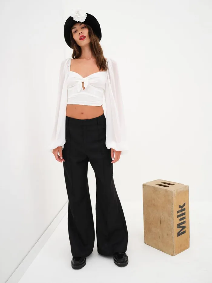 For Love and Lemons Bottoms Shannon Pant Black 8211 Women For Love and Lemons Bottoms Shannon Pant Black 8211 Women