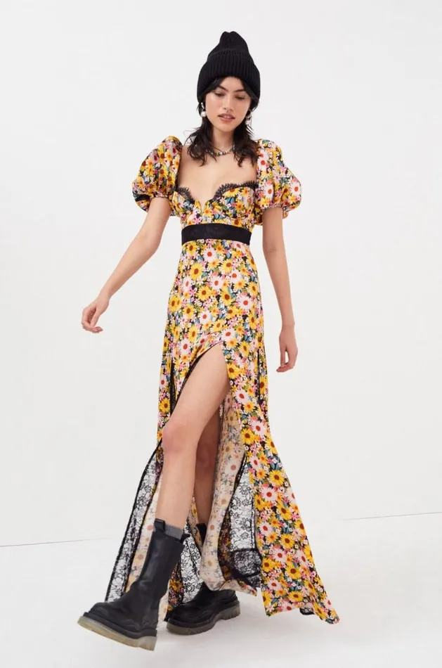 For Love and Lemons Dresses Sylvia Maxi Dress Yellow 8211 Women For Love and Lemons Dresses Sylvia Maxi Dress Yellow 8211 Women